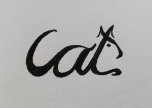 Cat ink words